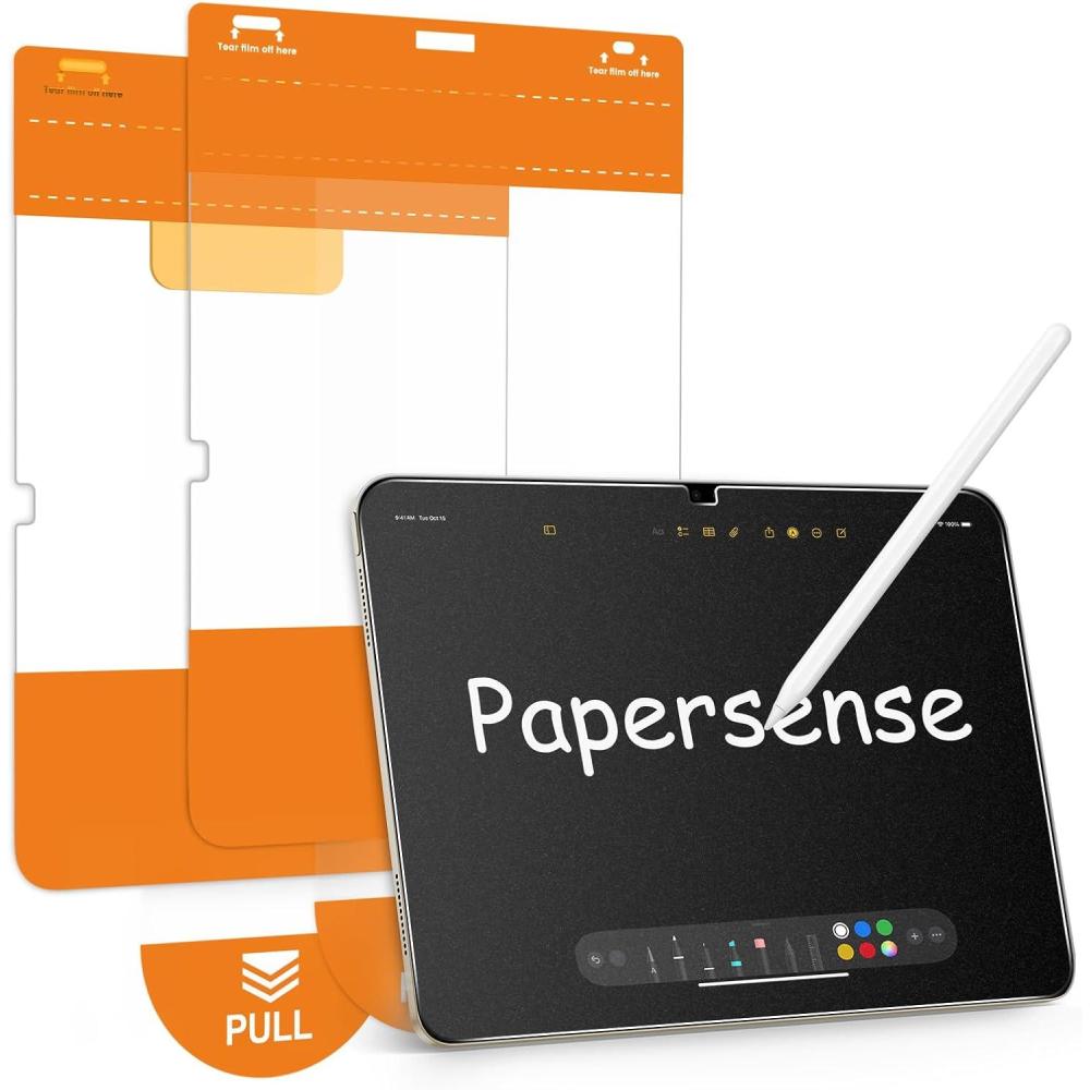 imageOMOTON 2 Pack Screen Protector Compatible with iPad 9th 8th 7th Generation 102 Inch iPad 987 2021ampamp2020ampamp2019 Tempered GlassApple Pencil CompatibleiPad 11th10th 109