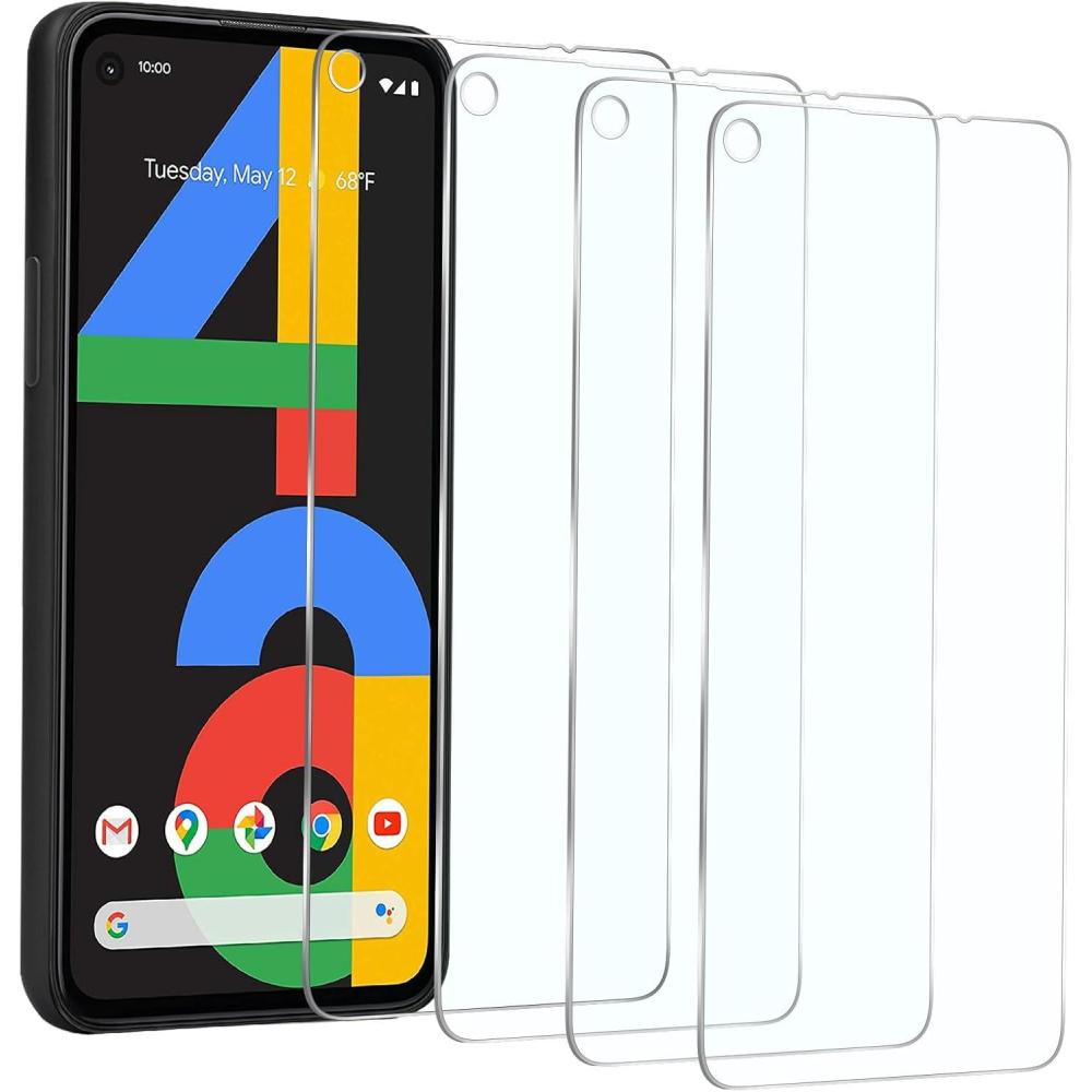 imageOMOTON 32 Pack for Google Pixel 10 Pro XL Screen Protector 68 Inch 2025 3 Tempered Glass Film and 2 Camera Lens Protector Bubblefree Easy Installation Not for Pixel 10 Pro 10Pixel 4a58 inch