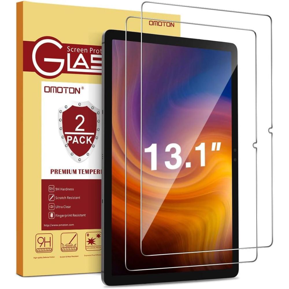 imageOMOTON Screen Protector for Samsung Galaxy Tab S10 FE Plus 131 Inch 2025 Tempered Glass for Samsung Tablet S10 FE S Pen Compatible HD Clear Film 2 Pack