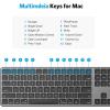Bluetooth Keyboard and Mouse for Mac, OMOTON Wireless Multi-Device Keyboard with Numeric Keypad, Keyboard and Mouse Combo, for MacBook Pro/Air, iMac, iMac Pro, Mac mini, Mac Pro