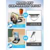 Christmas Stocking Stuffers for Teens Boys Men Adults Gifts: Cell Phone Holder for Desk Funny Gag Gift Unique Gesture Phone Stand Birthday Gifts for Teenager Girls Women White Elephant Cool Stuff(Black)