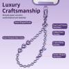 Detachable Anti Theft Strap – Hands-Free iPhone Wrist Strap for Women – Phone Chain Wristlet(Aurora Purple)