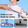Hand Wrist Strap Lanyard,Anti Theft,Universal Cell Phone Multifuctional Patch Lanyards for Women and Men(Purple)