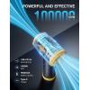 Nulaxy CV12 Compressed Air Duster, 100000RPM Keyboard Cleaner, Good Replace Canned Air Duster, Reusable Cordless Electric Air Duster for Cleaning Dust, Hairs, Crumbs, Scraps for Laptop, Computer