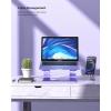 Nulaxy Fully Aluminum Detachable Laptop Stand, Ergonomic Ventilated Cooling Laptop Holder Computer Riser for Desk, Anti-Slip Design Notebook Stand Compatible with All 10-16″ MacBook/Dell XPS/HP/Lenovo(E-Purple)