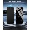 OMOTON 2+2 Pack Matte Glass Screen Protector for iPhone 16 Pro, [Auto-alignment, auto-dust removal], Anti-Glare & Anti-Fingerprint Case Friendly Tempered Glass Film, Bubble Free, Smooth as Silk(iphone 16 pro 6.3 inch)