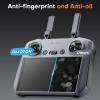 OMOTON 3 Pack Screen Protector for DJI RC Pro 2 Controller, Tempered Glass Screen Protector with Easy Installation for DJI Mavic 4 pro Remote Controller Accessories, HD Clear/Sensitive Touch(DJI Mavic 4 Pro RC/RC 2)