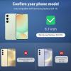 OMOTON 3+2 Pack Screen Protector and Camera Lens Protector for Samsung Galaxy S24 FE, Anti Scratch, Bubble Free