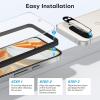 OMOTON 3+2 Pack for Google Pixel 10 Pro XL Screen Protector 6.8 Inch 2025, 3 Tempered Glass Film and 2 Camera Lens Protector, Bubble-free, Easy Installation, Not for Pixel 10 Pro/ 10(Pixel 9 pro-6.3 inch)