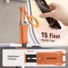 OMOTON 360°Rotating for MagSafe Tripod Mount, Adjustable Aluminum Magnetic Phone Tripod for iPhone 17/16/15/14 Pro Max Air, Foldable Cell Phone Stand Fits Vlog, Gym, Travel Essentials Accessories(A-Orange)