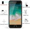 OMOTON 9H Hardness HD Tempered Glass Screen Protector for Apple iPhone 8 Plus / iPhone 7 Plus, 2 Pack