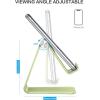 OMOTON Adjustable Cell Phone Stand, C2 Aluminum Desktop Phone Holder Dock Compatible with iPhone 15 14 13 Xs XR 8 Plus 7 6, Samsung Galaxy, Google Pixel, Android Phones, Black(Green)