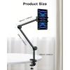 OMOTON Adjustable Tablet Stand for Desk, Tablet Mount for iPad, Phone Holder for Bed with 360° Rotation Fits for 4.7-11″ iPad Pro, Air/Mini, Kindle and Phones