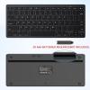 OMOTON Bluetooth Keyboard Compatible with iPad 10th Generation, iPad 10.2 (9th/8th/7th), iPad Pro 13/12.9/11 inch, iPad Air/Mini and More iOS Devices, White(Black)