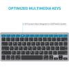 OMOTON Bluetooth Keyboard Compatible with iPad 10th Generation, iPad 10.2 (9th/8th/7th), iPad Pro 13/12.9/11 inch, iPad Air/Mini and More iOS Devices, White(Black Grey)