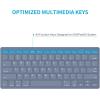 OMOTON Bluetooth Keyboard Compatible with iPad 10th Generation, iPad 10.2 (9th/8th/7th), iPad Pro 13/12.9/11 inch, iPad Air/Mini and More iOS Devices, White(Blue)