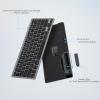OMOTON Bluetooth Keyboard for Mac, Ultra-Slim Wireless Keyboard with Stable Connection, Compatible with iMac, iMac Pro, MacBook Pro/Air, Mac mini Laptop, Black Grey(Black Grey)