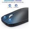 OMOTON Bluetooth Mouse for iPad and iPhone (iPadOS 13/ iOS 13 and Above), Ultra-Thin Wireless Mouse Compatible with Bluetooth Enabled Computer, Laptop, PC, Notebook, and Mac Series, Matte Black(Matte Black)