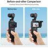 OMOTON Foldable Screen Sunshade for DJI Osmo Pocket 3 Accessories, Lens Protector + LCD Screen Protector for DJI Pocket 3, Anti-Glare Protector for Outdoor Shooting