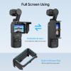 OMOTON Foldable Screen Sunshade for DJI Osmo Pocket 3 Accessories, Lens Protector + LCD Screen Protector for DJI Pocket 3, Anti-Glare Protector for Outdoor Shooting