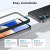OMOTON Screen Protector for Samsung Galaxy A14 5G, [3+2 Pack] for A14 screen protector & Camera Lens Protector, Case Friendly/Tempered Glass/Alignment Frame(6.6 Inch, 2023 Released)