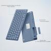OMOTON Wireless Keyboard for Mac/MacBook Pro/Air, 14 Media Shortcuts, Slim & Portable Design, Stable Bluetooth Keyboard, Blue