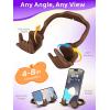 Stocking Stuffers for Teen Boys Girls Gifts Cell Phone Stand Upgrade Adjustable Rock on Lazy Phone Stand for Desk Cool Funny Gadget Gifts for Christmas Adult Men Women Wife 1Pack Blue(Brown)
