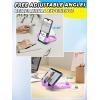 Stocking Stuffers for Teens Boys Girls Cell Phone Stand: Upgrade Adjustable Thumbs Up Lazy Phone Holder for Desk Fun Birthday Gifts for Grandma Adults Husband from Wife (Sky Blue, 1)(Bright Purple)