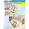 Stocking Stuffers for Teens Boys Girls Cell Phone Stand: Upgrade Adjustable Thumbs Up Lazy Phone Holder for Desk Fun Birthday Gifts for Grandma Adults Husband from Wife (Sky Blue, 1)(Yellow)