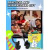 Stocking Stuffers for Teens Boys Girls Cell Phone Stand: Upgrade Adjustable Thumbs Up Lazy Phone Holder for Desk Fun Birthday Gifts for Grandma Adults Husband from Wife(Black & White)