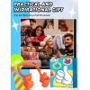 Stocking Stuffers for Teens Boys Girls Cell Phone Stand: Upgrade Adjustable Thumbs Up Lazy Phone Holder for Desk Fun Birthday Gifts for Grandma Adults Husband from Wife (Sky Blue, 1)(Orange Red)