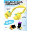 Stocking Stuffers for Teens Boys Girls Cell Phone Stand: Upgrade Adjustable Thumbs Up Lazy Phone Holder for Desk Fun Birthday Gifts for Grandma Adults Husband from Wife (Sky Blue, 1)(Yellow)
