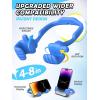 Stocking Stuffers for Teens Boys Girls Cell Phone Stand: Upgrade Adjustable Thumbs Up Lazy Phone Holder for Desk Fun Birthday Gifts for Grandma Adults Husband from Wife(Blue)