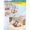Stocking Stuffers for Teens Boys Girls Cell Phone Stand: Upgrade Adjustable Thumbs Up Lazy Phone Holder for Desk Fun Birthday Gifts for Grandma Adults Husband from Wife (Sky Blue, 1)(Orange Red)