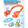 Stocking Stuffers for Teens Boys Girls Cell Phone Stand: Upgrade Adjustable Thumbs Up Lazy Phone Holder for Desk Fun Birthday Gifts for Grandma Adults Husband from Wife (Sky Blue, 1)(Orange Red)