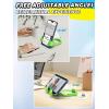 Stocking Stuffers for Teens Boys Girls Cell Phone Stand: Upgrade Adjustable Thumbs Up Lazy Phone Holder for Desk Fun Birthday Gifts for Grandma Adults Husband from Wife (Sky Blue, 1)(Avocado Green)