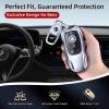 for Benz CLS CLA CLK AMG CLK GLC GLE GLS SLK ML SL SLK A B C E R S G Smart Remote Key Case Shell (Classic Black，for Benz-B)(Classic Black，For Benz-A)