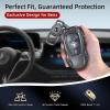 for Benz CLS CLA CLK AMG CLK GLC GLE GLS SLK ML SL SLK A B C E R S G Smart Remote Key Case Shell (Classic Black，for Benz-B)(Classic Black，For Benz-B)