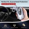 for Benz CLS CLA CLK AMG CLK GLC GLE GLS SLK ML SL SLK A B C E R S G Smart Remote Key Case Shell (Classic Black，for Benz-B)(Fashion Silver，For Benz-C)