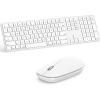 Bluetooth Keyboard and Mouse for Mac,OMOTON Wireless Multi-Device Keyboard with Numeric Keypad, Keyboard and Mouse Combo, for MacBook Pro/Air, iMac, iMac Pro, Mac mini, Mac Pro (White)