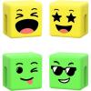 Dual-Sided Mood Cubes Phone Holder Clip for CALDEVER Gesture Series Phone Stand Accessory for Desk Stocking Stuffers for Teens Girls Boys Adults Emotional Cell Phone Holder Gifts for Women Men Kids(Yellow & Green)