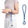 Hand Wrist Strap Lanyard,Anti Theft,Universal Cell Phone Multifuctional Patch Lanyards for Women and Men(Blue)