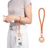 Hand Wrist Strap Lanyard,Anti Theft,Universal Cell Phone Multifuctional Patch Lanyards for Women and Men(Orange)