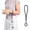 Hand Wrist Strap Lanyard,Anti Theft,Universal Cell Phone Multifuctional Patch Lanyards for Women and Men(Purple)