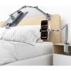 OMOTON Aluminum Tablet Stand for iPad, Adjustable Phone Stand for Desk 360° Rotation with 2 Clips [Phone & Tablet], Gooseneck Overhead Phone Mount for Bed Compatible with All Device up to 12″