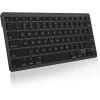 OMOTON Bluetooth Keyboard Compatible with Mac ONLY, Compact Wireless Keyboard Compatible with MacBook Pro/Air, iMac, Mac mini/Pro Laptop and PC (Silver)(Dark Black)