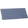OMOTON Bluetooth Keyboard Compatible with iPad 10th Generation, iPad 10.2 (9th/8th/7th), iPad Pro 13/12.9/11 inch, iPad Air/Mini and More iOS Devices, White(Blue)