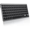 OMOTON Bluetooth Keyboard for Mac, Ultra-Slim Wireless Keyboard with Stable Connection, Compatible with iMac, iMac Pro, MacBook Pro/Air, Mac mini Laptop, Black Grey(Black Grey)