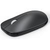 OMOTON Bluetooth Mouse for iPad and iPhone (iPadOS 13/ iOS 13 and Above), Ultra-Thin Wireless Mouse Compatible with Bluetooth Enabled Computer, Laptop, PC, Notebook, and Mac Series, Matte Black(Matte Black)