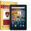 OMOTON Screen Protector for New Amazon Kindle Fire HD 8/8 Plus/Kids/Kids Pro Tablet(2024/2022/2020, 12th/10th Generation, 8 inch), Tempered Glass/9H Hardness/Case Friendly, 2 Pack
